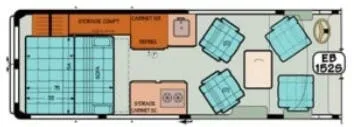 Sportsmobile Express 152S floor plan