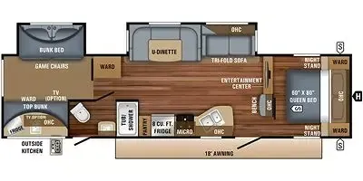 Jayco Eagle HT 314BHDS floor plan