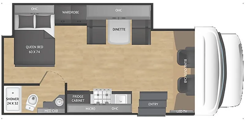 Nexus Triumph Sport 24TS floor plan