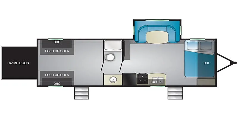 Heartland Prowler 281TH floor plan