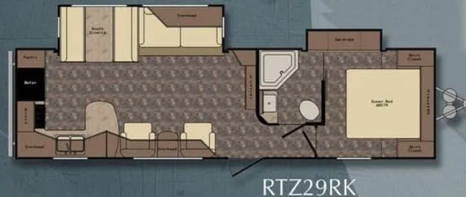 CrossRoads Rezerve RTZ29RK floor plan
