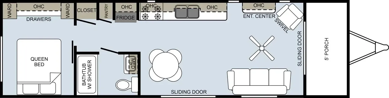 Forest River Quailridge Summit Canada 39FLP-C floor plan