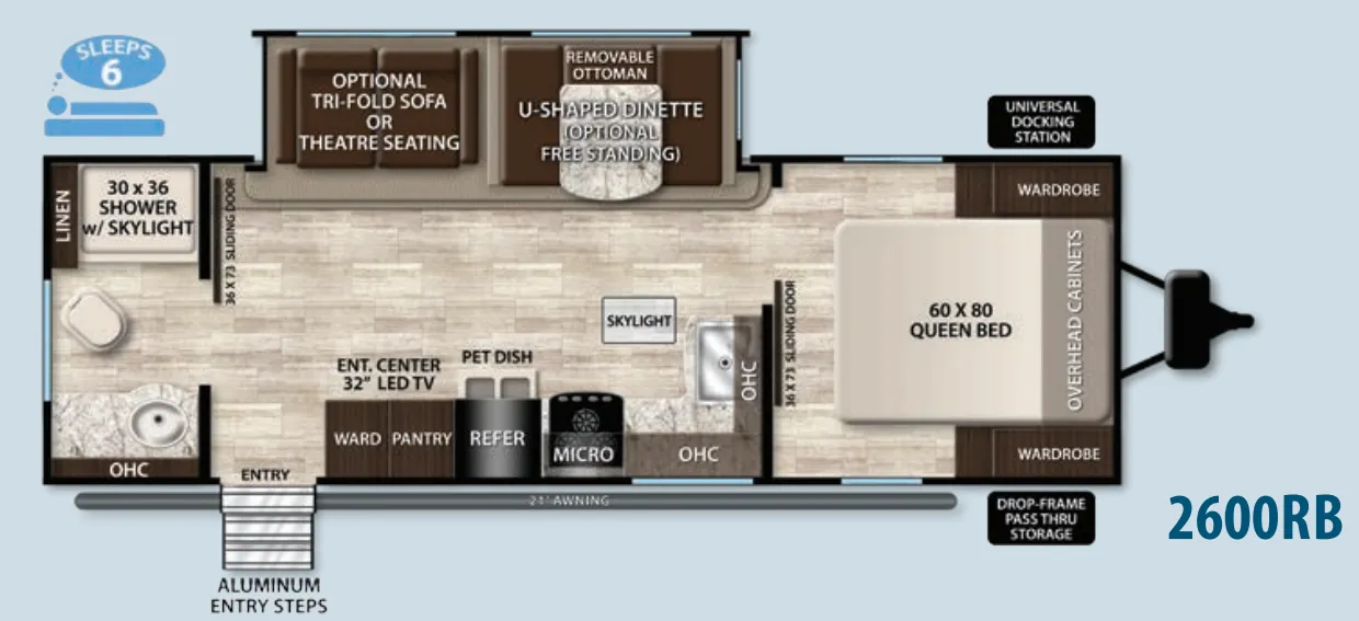 Grand Design Imagine 2600RB floor plan