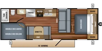 2018 Jayco Jay Flight SLX 264BH floor plan