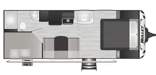 Keystone Bullet Premium 211BHSWE floor plan