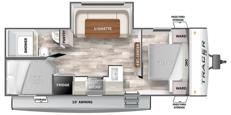 Prime Time Tracer LE 240BHSLE floor plan
