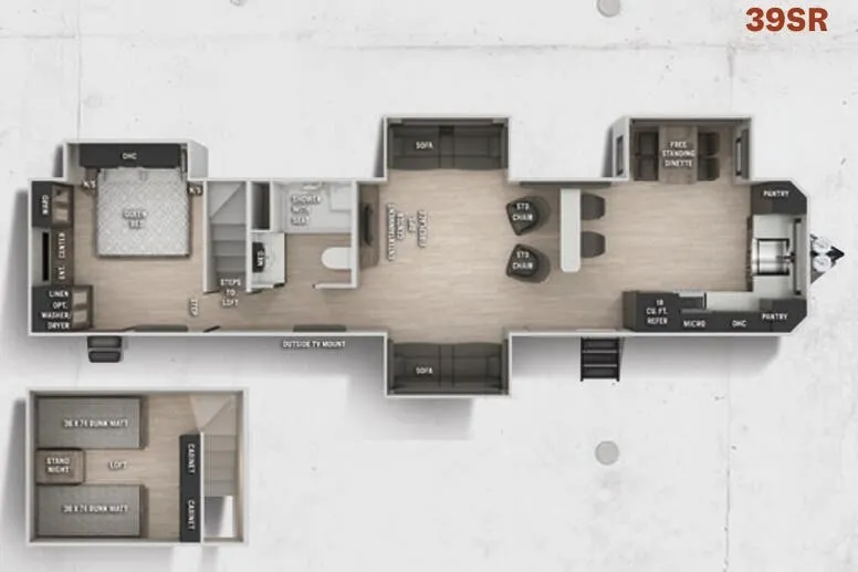 Forest River Cherokee 39SR floor plan