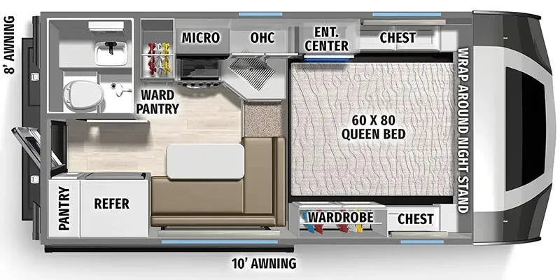 2025 Palomino Backpack HS-2901 - Floor plan
