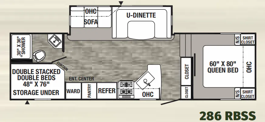Palomino Puma 286RBSS floor plan