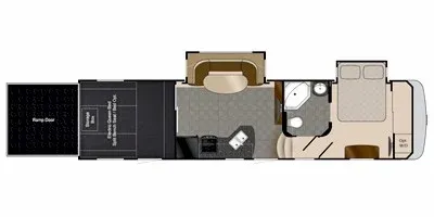 2014 Heartland Road Warrior 305 - Floor plan