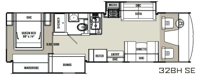 2011 Coachmen Mirada 32BH - Floor plan