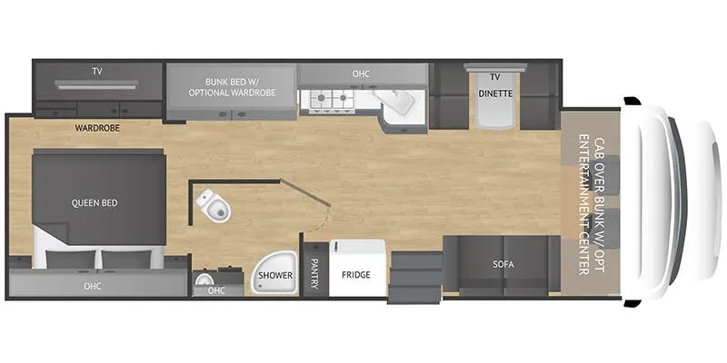 Nexus Rebel 35R floor plan