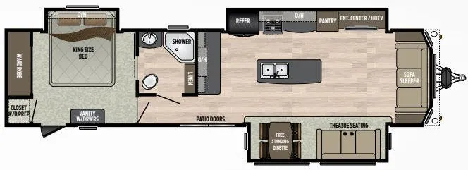 Keystone Residence 401MKTS floor plan