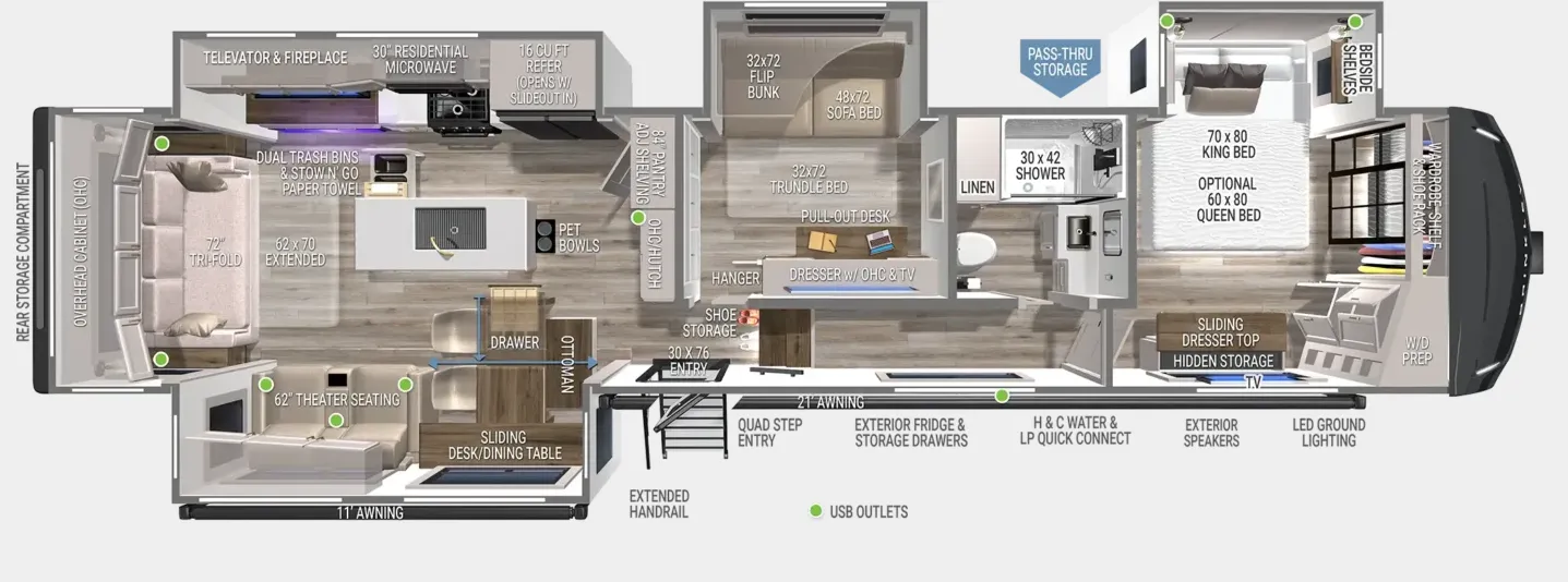 2026 Brinkley Model Z 3610 - Floor plan