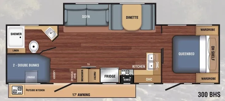 Braxton Creek BX 300BHS floor plan