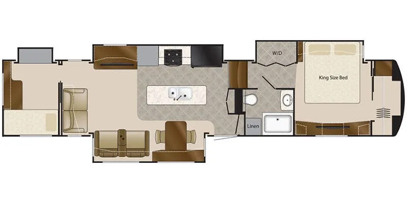 DRV Mobile Suites 43 Atlanta floor plan
