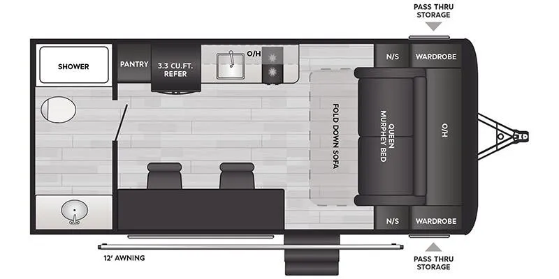 Keystone Springdale Classic Single 1710MB floor plan