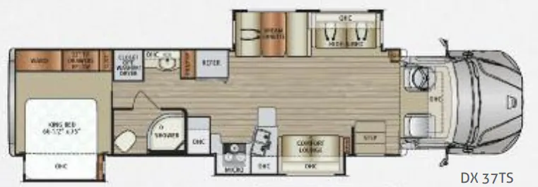 Dynamax Corp DX3 37TS floor plan