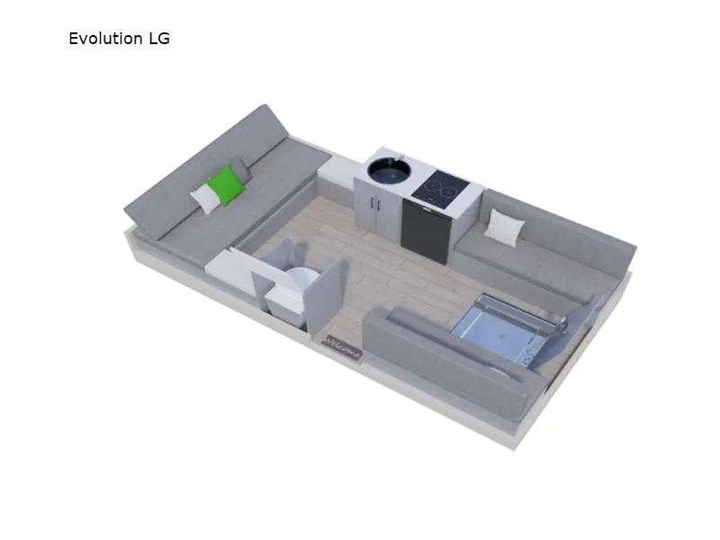 2026 Aliner Evolution LG - Floor plan