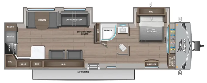 2026 Jayco Jay Flight SLX 290RKS floor plan