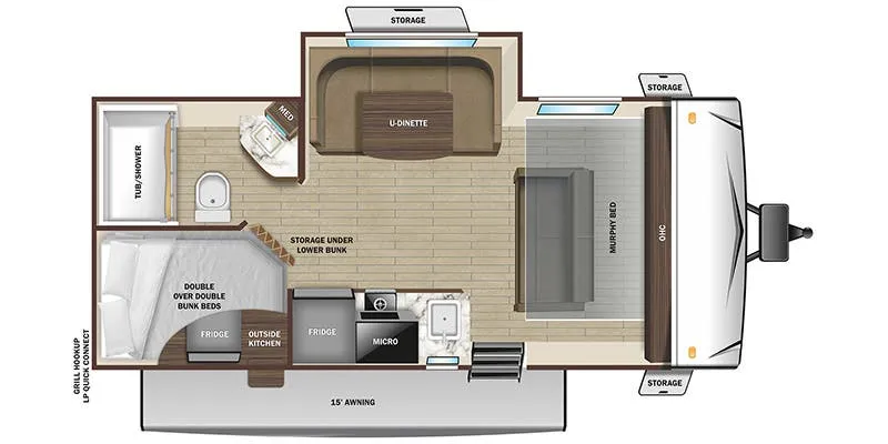Highland Ridge Range Lite Air 19MBH floor plan
