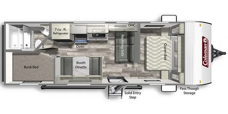 Dutchmen Coleman Lantern LT 274BHWE floor plan