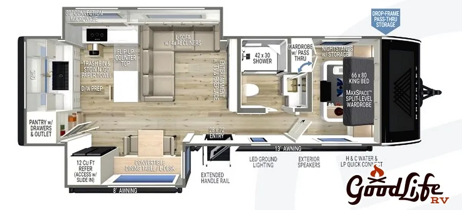 2026 Brinkley Model I 280 - Floor plan