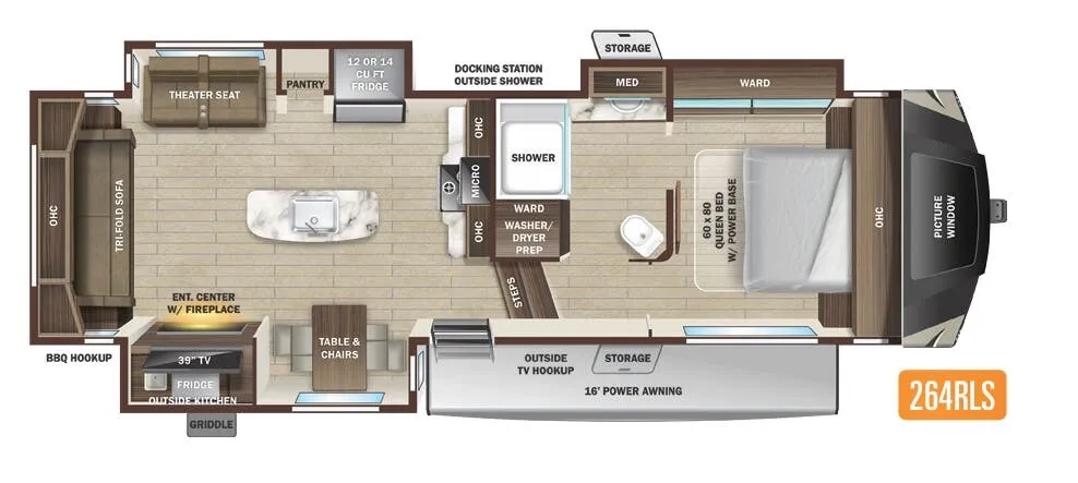 Highland Ridge Open Range Roamer 264RLS floor plan