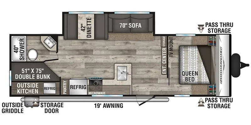 K-Z Sportsmen SE 271BHKSE floor plan
