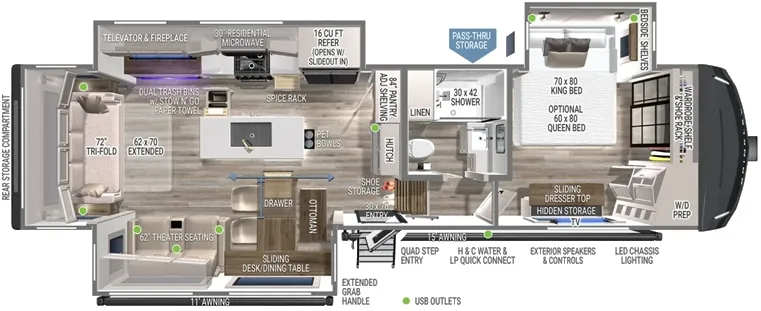 2027 Brinkley Model Z 3100 - Floor plan