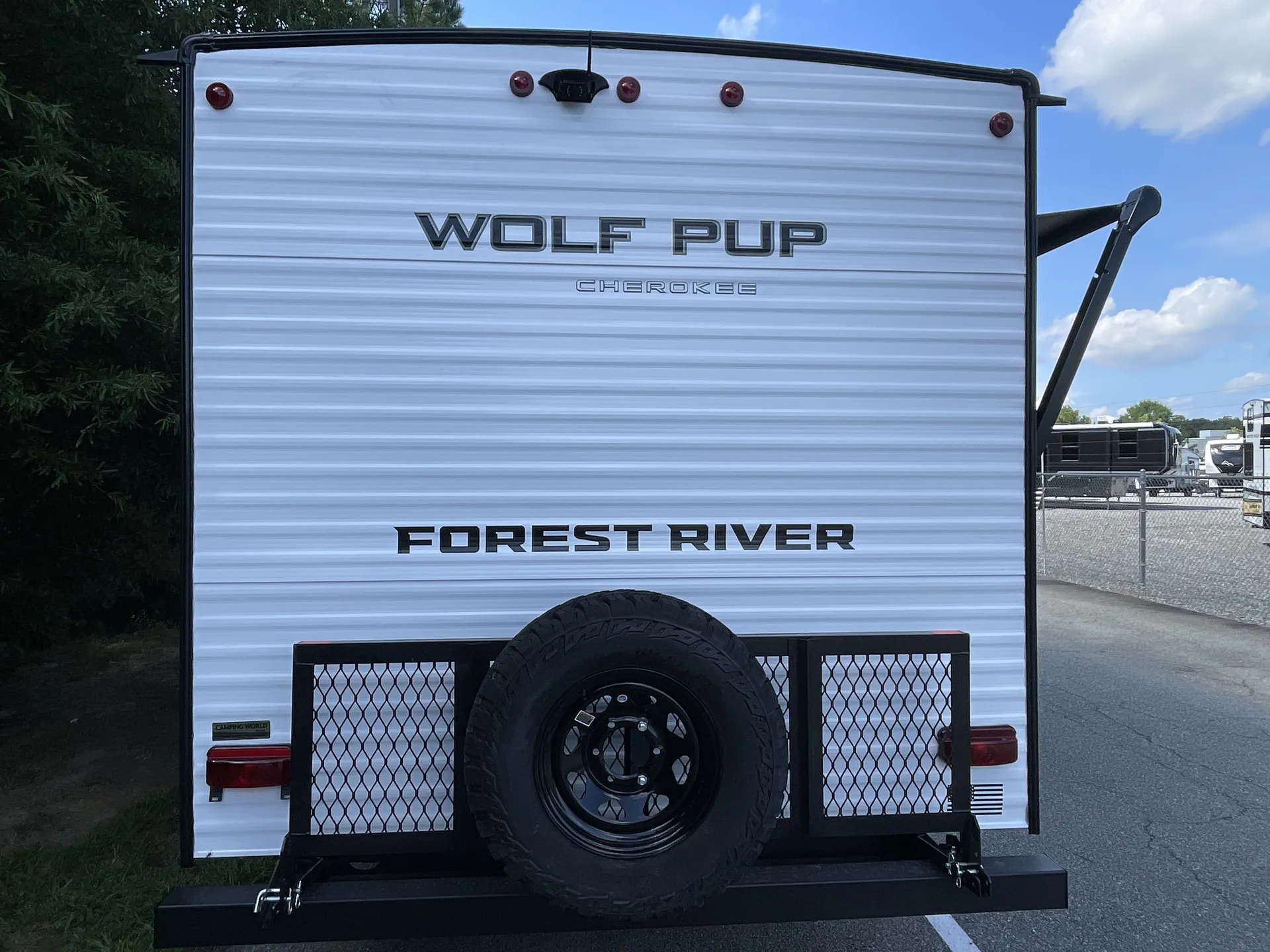 2027 Forest River Cherokee Wolf Pup 17JW — backside
