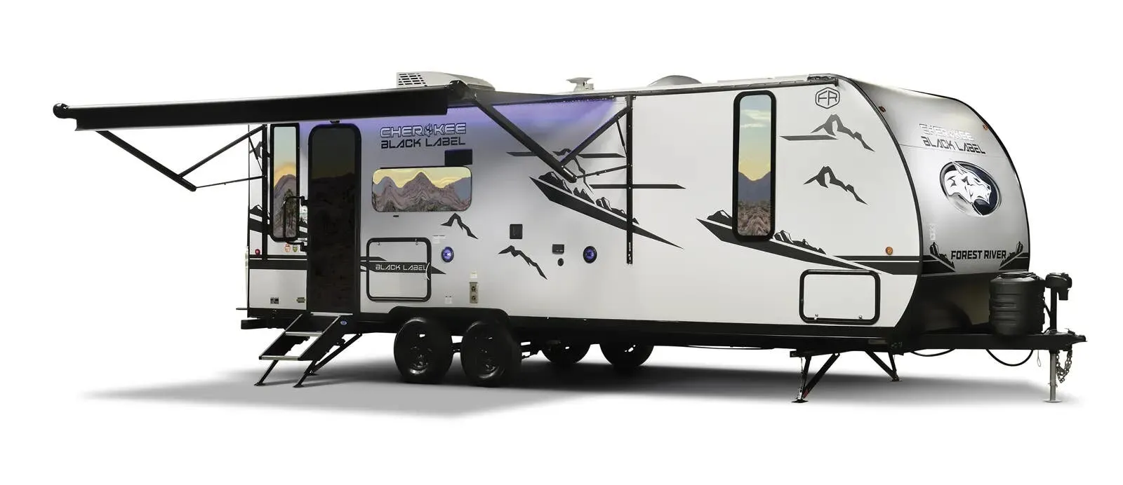 Forest River Cherokee Wolf Pup Black Label 16FQWBL exterior