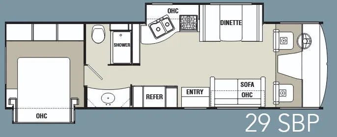 Coachmen Pursuit 29 SBP floor plan
