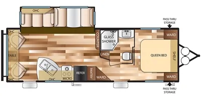2016 Forest River Salem 27RLSS - Floor plan