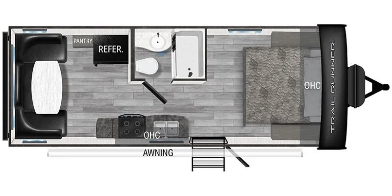 Heartland Trail Runner TR 211 RD floor plan