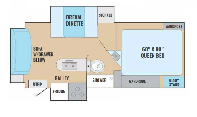 Adventurer Eagle Cap 1165 floor plan