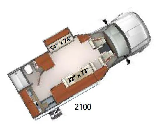 Phoenix Cruiser 2100 floor plan