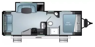 2021 Cruiser RV Twilight Signature TWS 2500 — floor plan