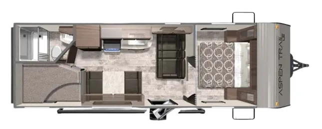 Dutchmen Aspen Trail LE 25BH floor plan