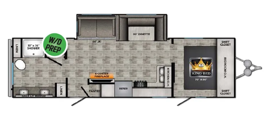 CrossRoads Volante 29RB floor plan