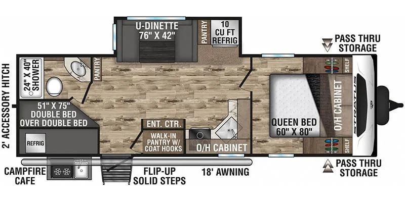Venture RV Stratus SR261VBH floor plan