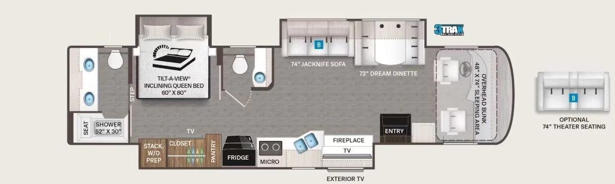2026 Thor Motor Coach Palazzo GT 37.5 - Floor plan
