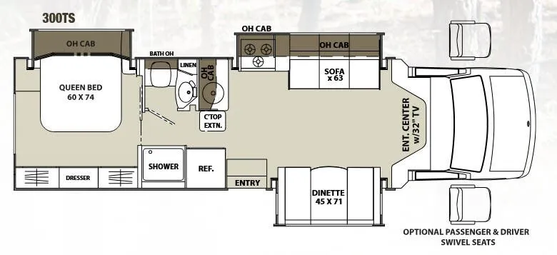 Coachmen Concord 300TS floor plan
