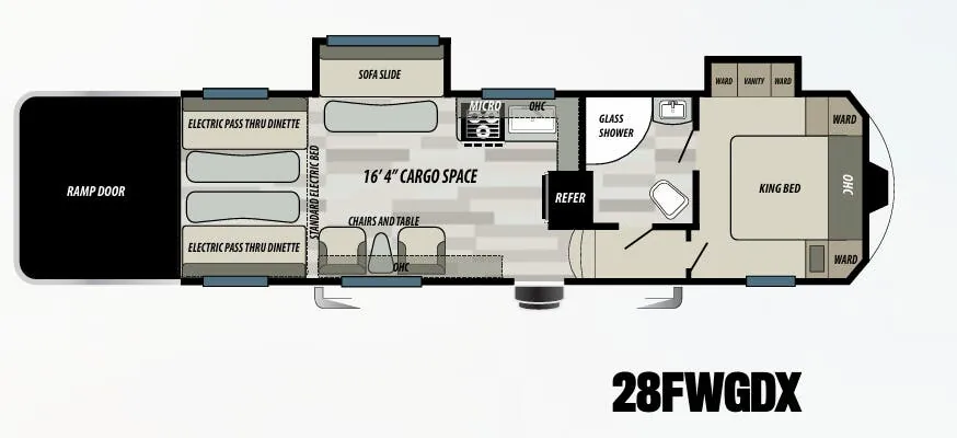 Forest River Shockwave 28FWGDX exterior