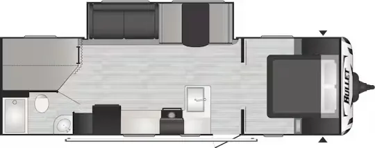 Keystone Bullet Crossfire 2730BH floor plan