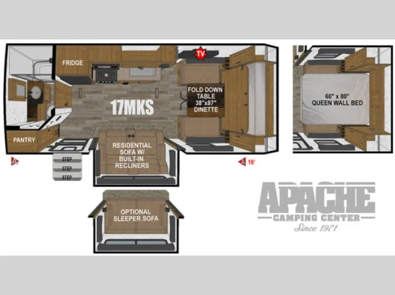 2027 Outdoors RV Creek Side Titanium Series 17MKS - Photo 2