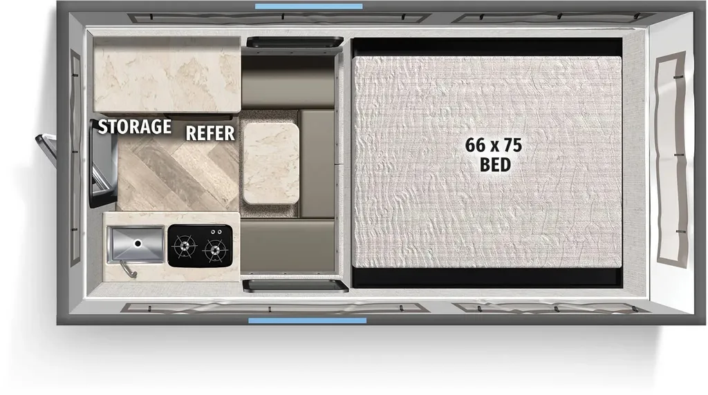 2026 Palomino Backpack SS-500 floor plan