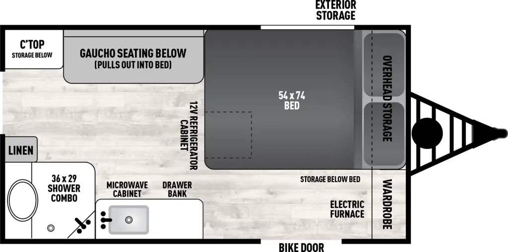 2024 Forest River CLIPPER 12.0 PREMIER floor plan