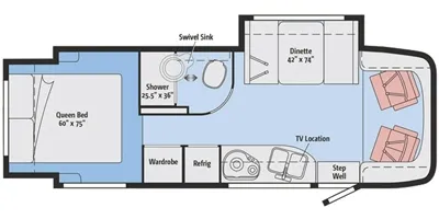 2019 WINNEBAGO VIEW 24G floor plan