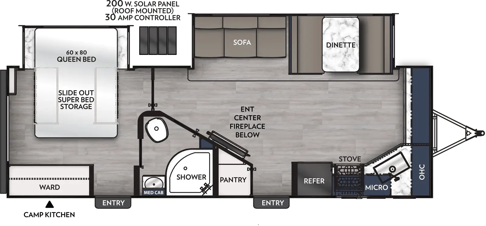 2025 Coachmen Apex 243FKS - Floor plan